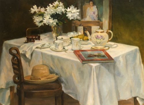 Rhododendron with China Cups